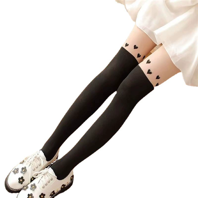 Ковбойские high boots с круглым носком, knee socks для студентов, колготки, Sailor Moon