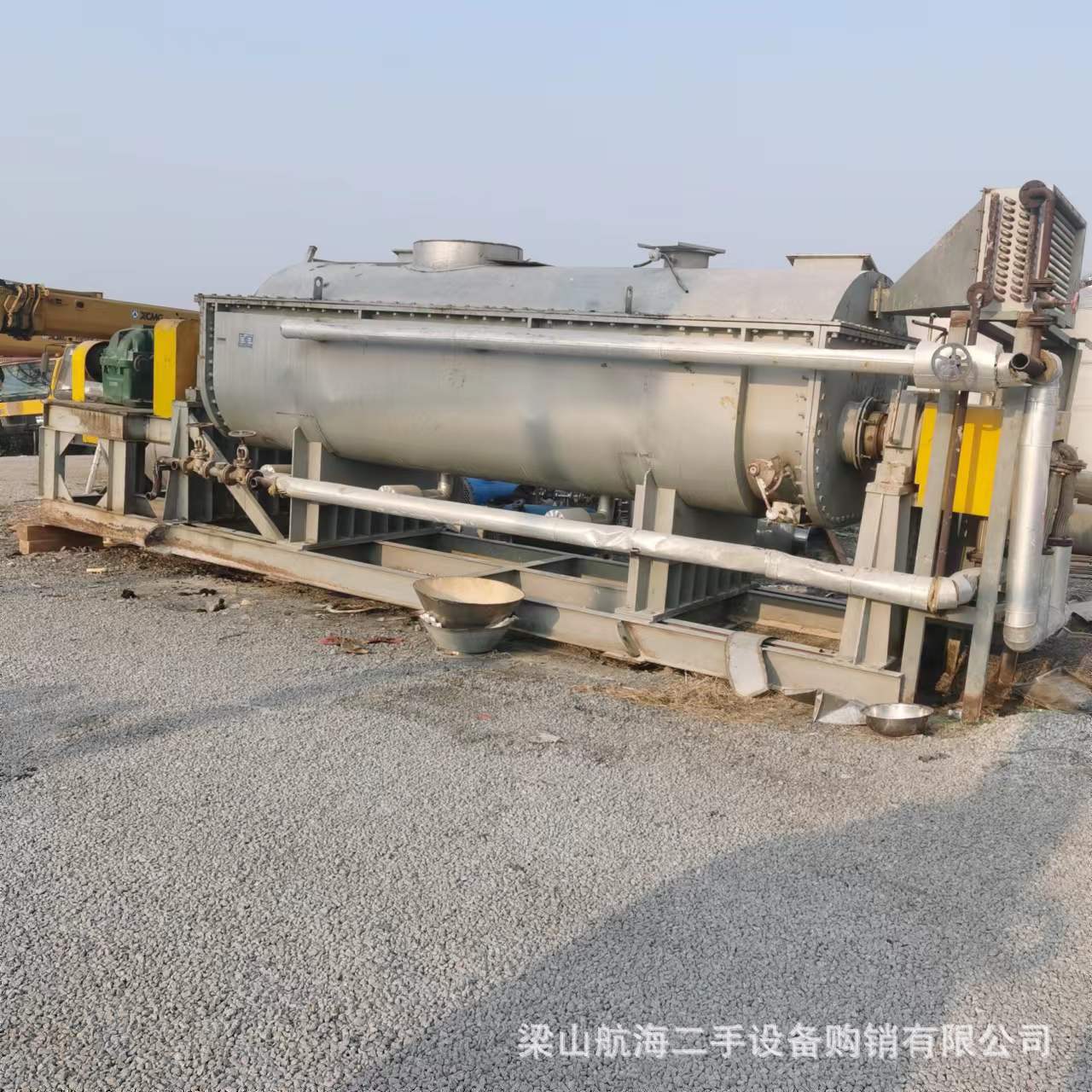 供应二手空心浆叶污泥干燥机 桨叶干燥机 工业污泥烘干机