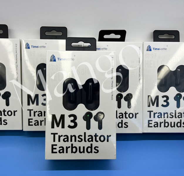 Timekettle olla espacio-tiempo M3 auriculares de traducción de viaje de aprendizaje en varios idiomas interpretación simultánea Bluetooth fuera de línea