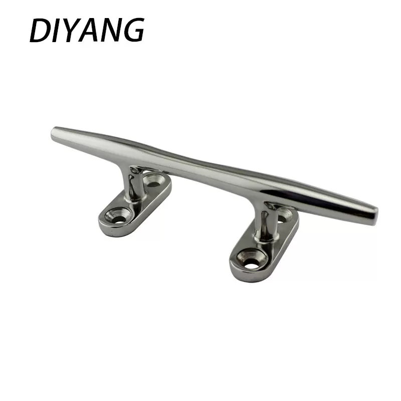 重型不锈钢316圆索栓游艇圆系船柱船栓座船用羊角五金配件船舶