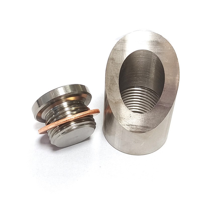 Adaptador de tubo de escape de piezas de automóvil del fabricante Tuerca de corte oblicua de 45 grados Junta de rosca Junta de soldadura M18X1.5