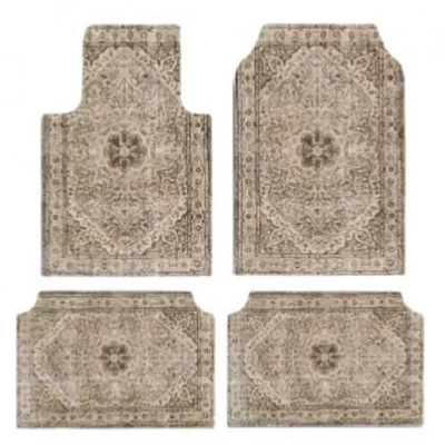 Temu Label Cross-Border Bohemian Style Foot | Avtomobil döşəmə paspasları - zy-cross-border-floor-mat-four-piece-set-27-3344cm-pack-of-two