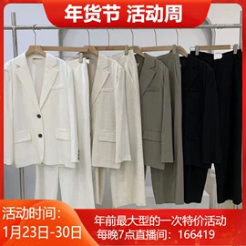 连衣裙;时尚休闲套装;耳钉