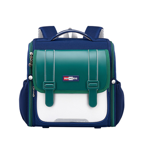Cross-border spine protection British style first grade cute printed logo older children Korean version girls children primary school bags wholesale