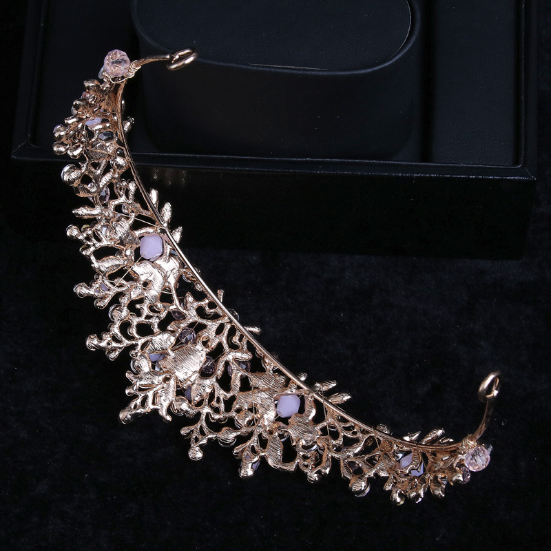 Rosa Frozen Kinderkrone Mit Strass Und Kristall Für Geburtstage_voghion.com
