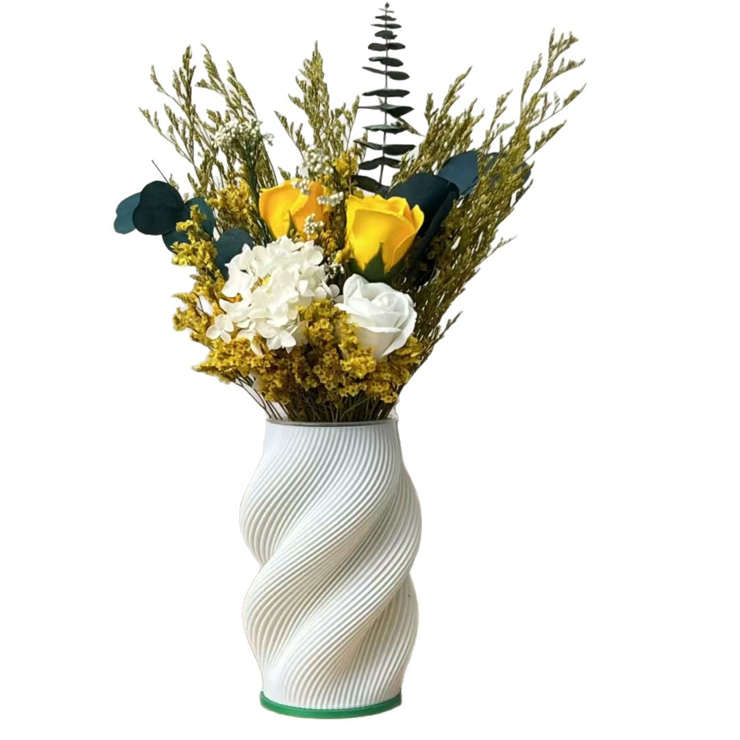 Mesita de noche minimalista nórdico, lámpara de mesa, estilo cremoso creativo, dormitorio japonés, escritorio, decoración, luz ambiental, arreglo floral 3D