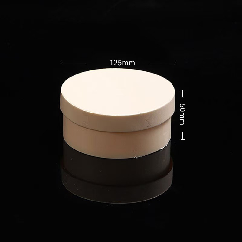 Wood Source madera redonda embalaje para llevar caja de pastel horneado caja de postre caja de pasteles bocadillos caja de embalaje desechable