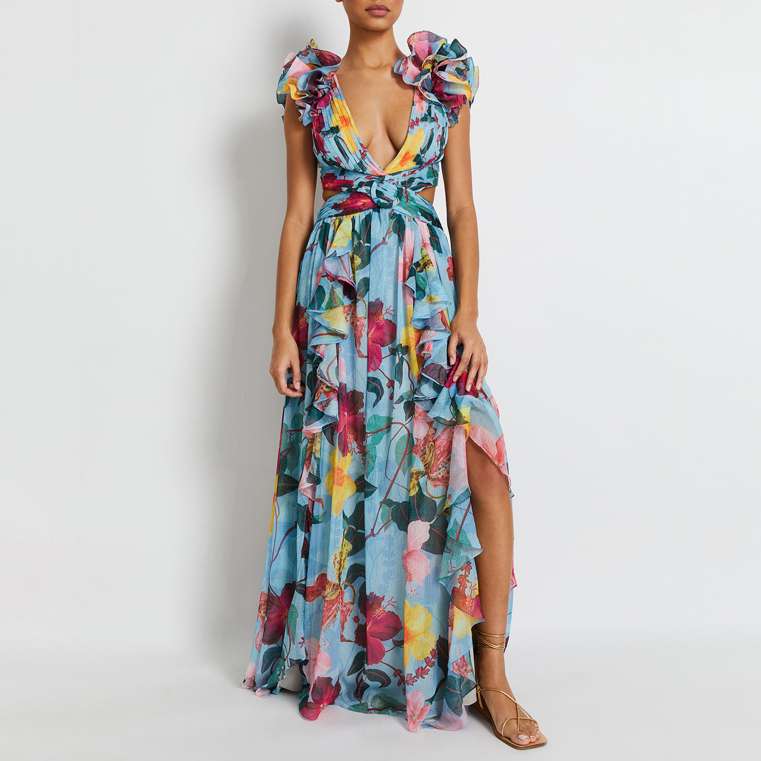 385g Weight Polyester Fabric Type One-pieces Tops Type Fitness, Swimming Occasion Solid Color, Flower Pattern Women's Gender Women's Elegant Lady Solid Color Flower 2 Pieces Set One Piece Swimwear 28