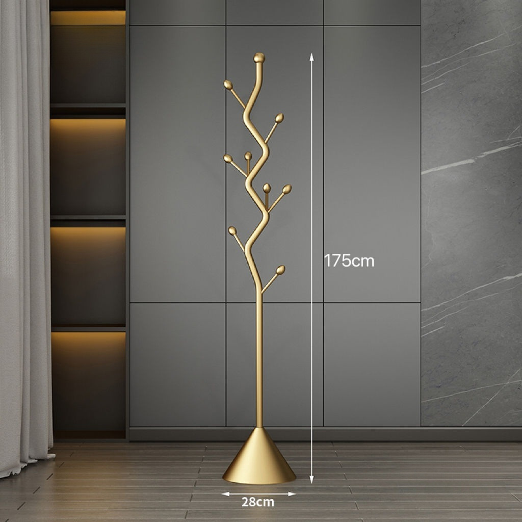 Simple Household Coat Rack for Bedroom, Freestanding Clothes Hanger, Simple Clothes Drying Rack, Room Bag Hanging Rack