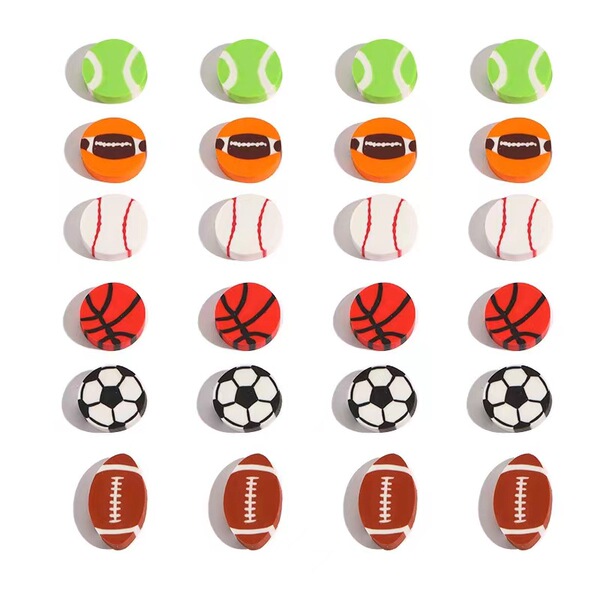 creative football basketball eraser