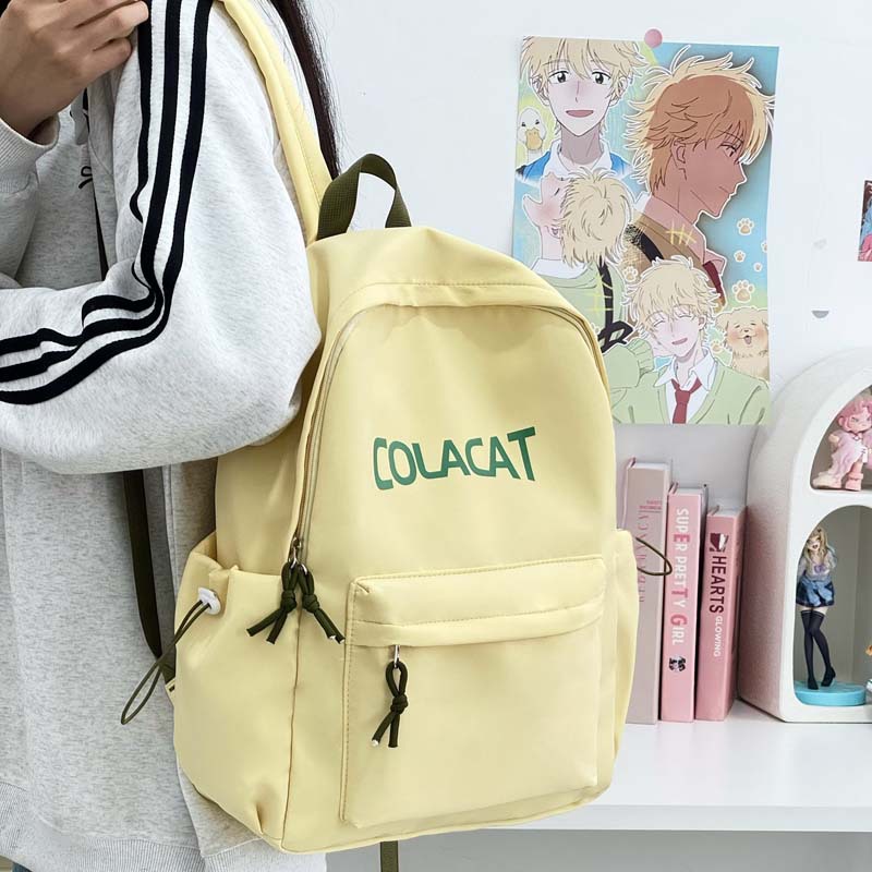 Mochila escolar estilo universitario para estudiantes de primaria y secundaria, letras simples, bolsa de viaje para computadora, mochila de gran capacidad para estudiantes de secundaria y preparatoria para hombres