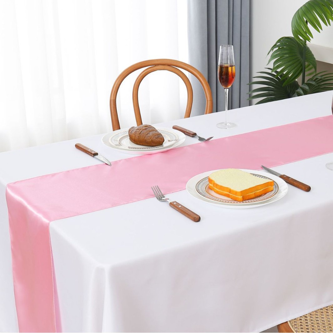 Banderas de mesa de satén de seda al por mayor