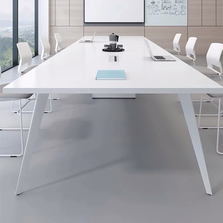 Mesa de conferencias Mesa larga simple Mesa de oficina moderna Mesa de sala de conferencias Mesa de negociación Mesa larga Mesa de trabajo
