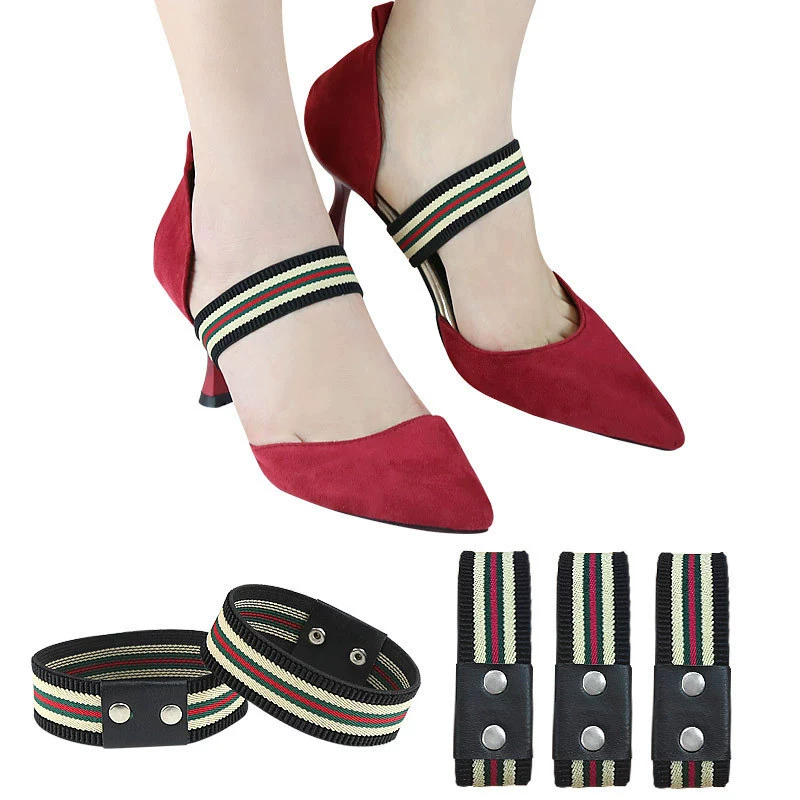 Туфли на каблуке с защитой от пятки, кружевная Женская резинка, эластичный универсальный ремешок без пятки, ленивая установка-бесплатно