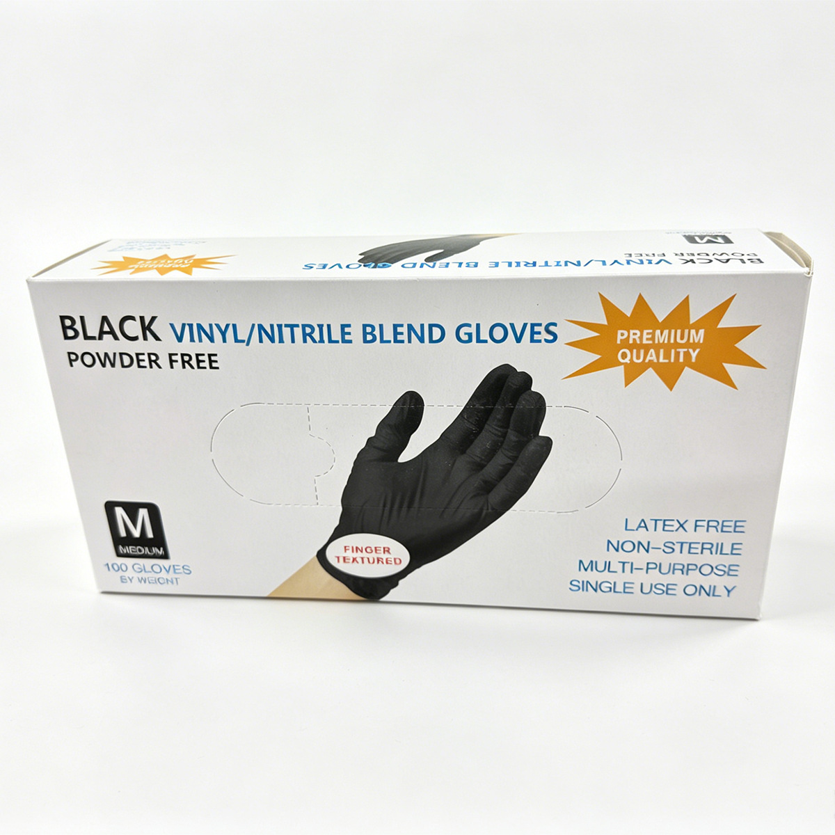 Guantes Desechables de Nitrilo Reforzados de Nitrilo Sintético Desechable para Industria