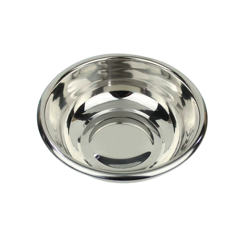 201 stainless steel soup basin, non-magnetic stainless steel basin, thickening and deepening, school canteen, hotel restaurant multi-purpose basin wholesale