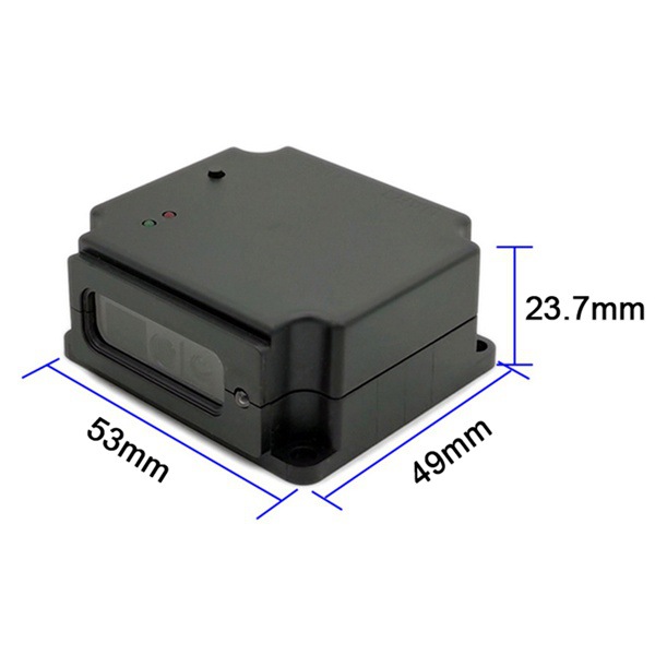 1个 黑色 金属+塑料 GM75全局图像曝光扫描模块 条码二维码识读模
