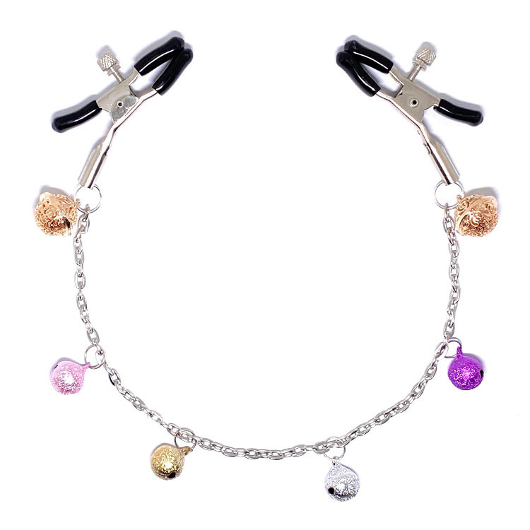 Adult Women's Alternative Toys sm Torture Sexy Bell Milk Clip Tipping Nipple Clip Sex Fun Clip Orgasm