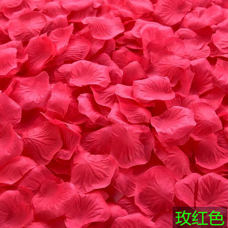 バラの花びら、造花、結婚式の告白、手振り花、バレンタインデーのプロポーズ、ロマンチックな結婚式の部屋のステージレイアウト|undefined
