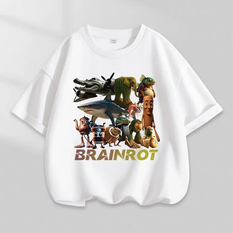 NASA アメリカの山と海の経典半袖子供用夏木棒忍者純綿 Tシャツ男の子と女の子のためのトレンディなトップス|undefined