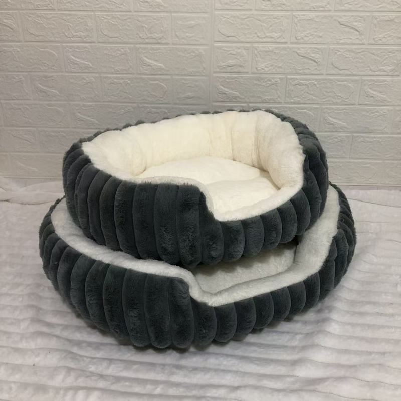【升级加厚加高】跨境热销宠物用品狗窝猫窝兔毛加厚加高宠物窝|undefined