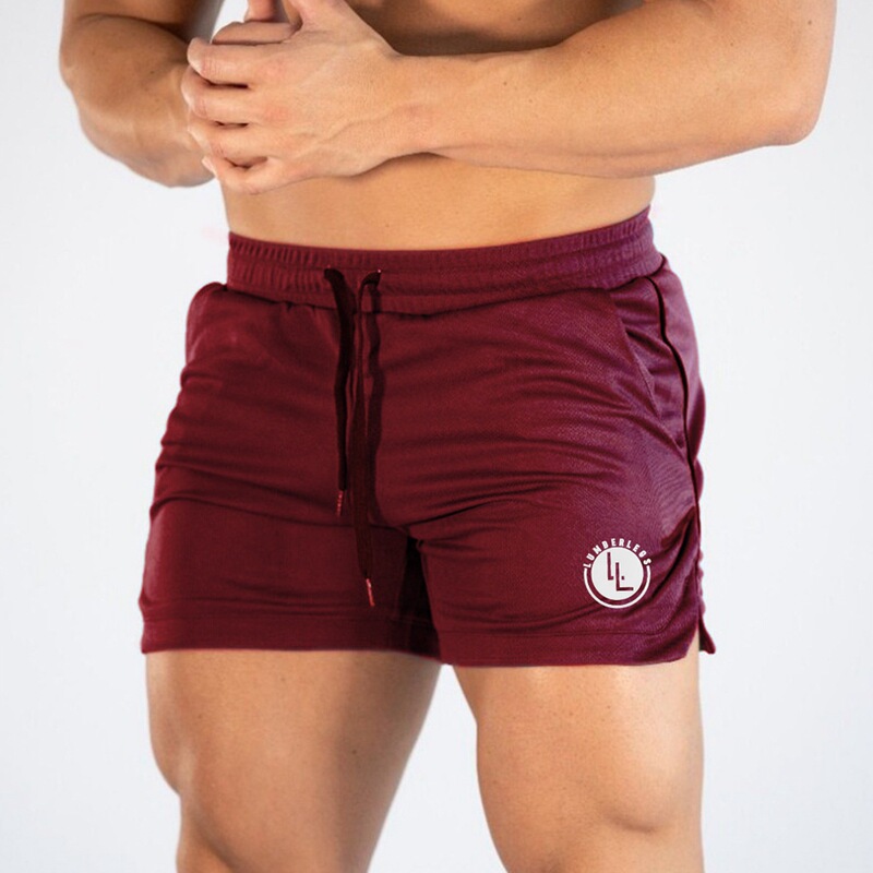 New Quick-Drying Fabric Casual Large Size Sports Shorts Men's Quick-Drying Marathon Running Three-Quarter Pants Fitness Beach