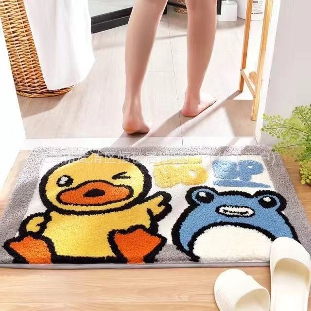 Kleiner Cartoon Teppich Rutschfest Für Flur Badezimmer Und Eingang_voghion.com