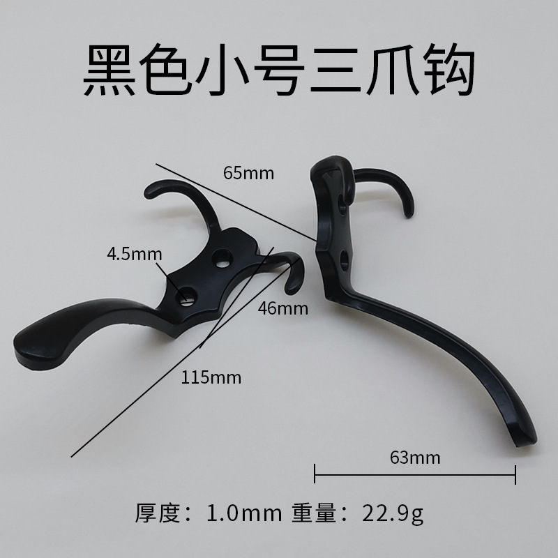 Muebles puerta de cocina trasera gancho pared baño toalla gancho de baño gancho de ropa bronce dorado único