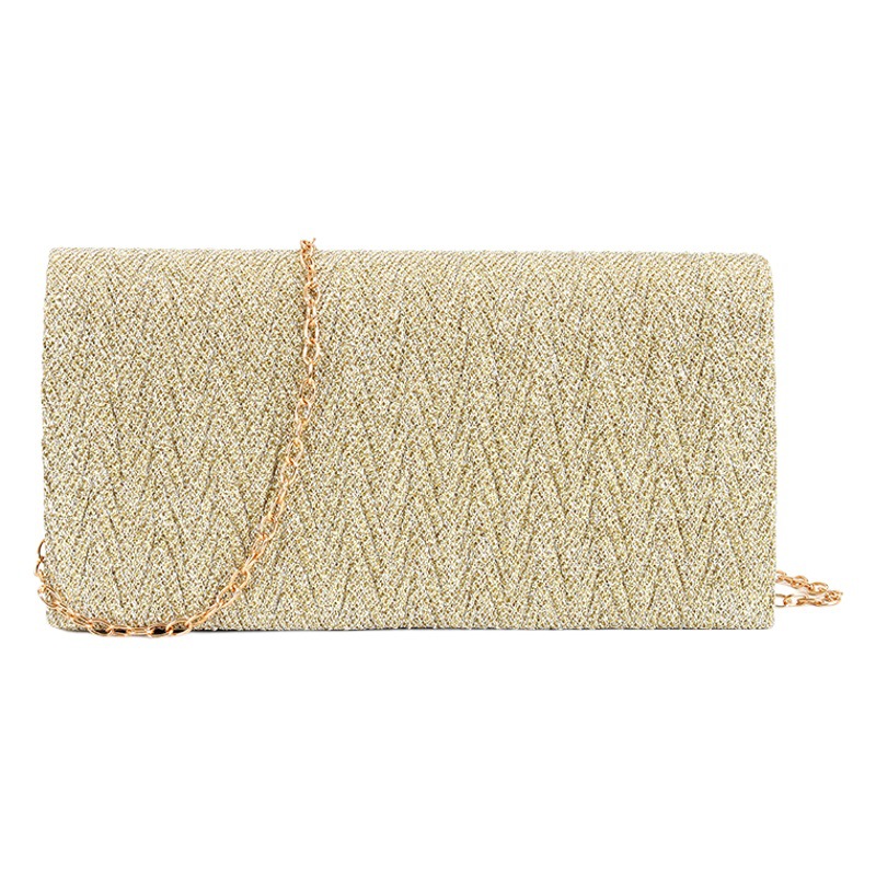 Venta directa de fábrica bolso de noche de las mujeres bolsa de mensajero rectangular horizontal vestido de fiesta de boda embrague transfronterizo exclusivo