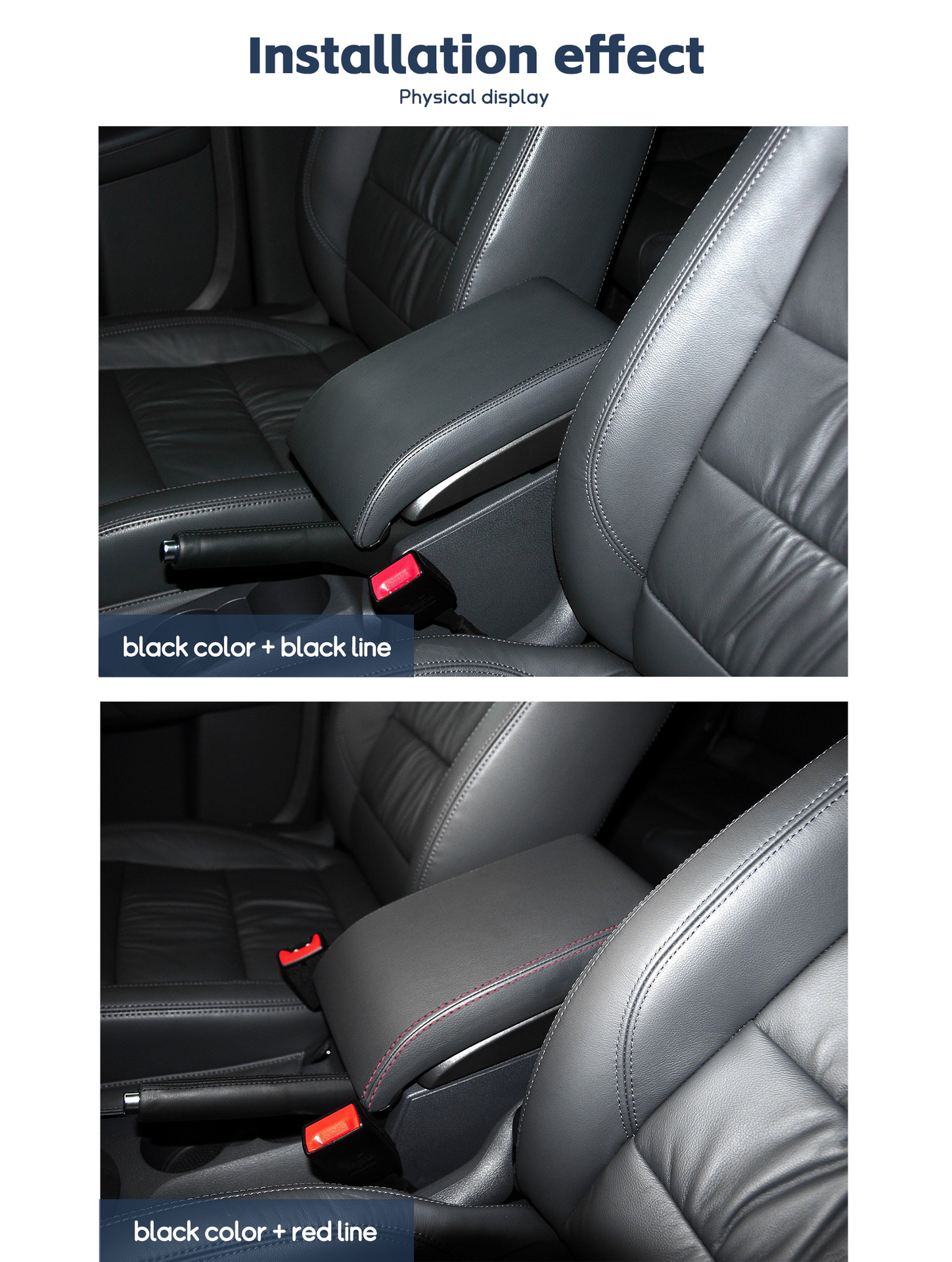 Suitable for Vw Touran04-15 Volkswagen Touran Armrest Box Leather Cover Protective Cover Modification and Refurbishment Factory Supply