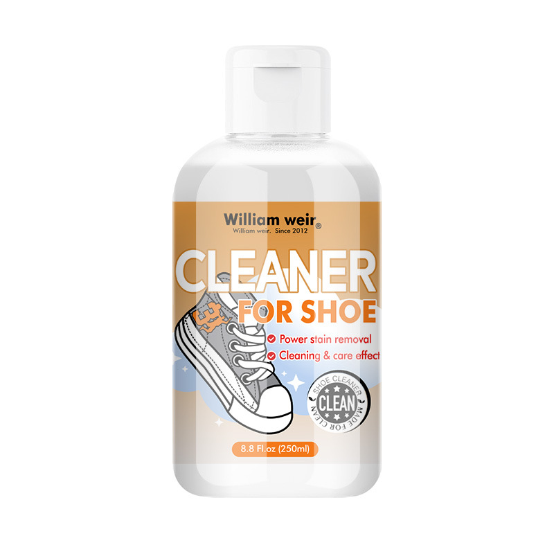 Agente de limpieza de zapatos blancos Agente de limpieza de zapatillas de deporte Descontaminación de espuma de pulido de zapatos sin amarillo Agente de limpieza en seco en stock al por mayor