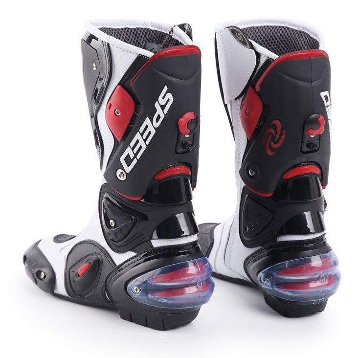 PRO-BIKE botas de montar en motocicleta botas largas para hombres zapatos de motocicleta resistentes a caídas botas de carreras todoterreno