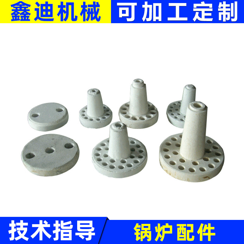 环保耐高温发热体陶瓷件 耐磨损锅炉配件 炉用陶瓷盘莫来石件