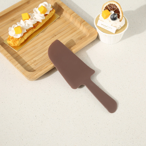 Cake knife and spatula set birthday cake disposable turner baking cake shop cutting knife plastic tableware wholesale