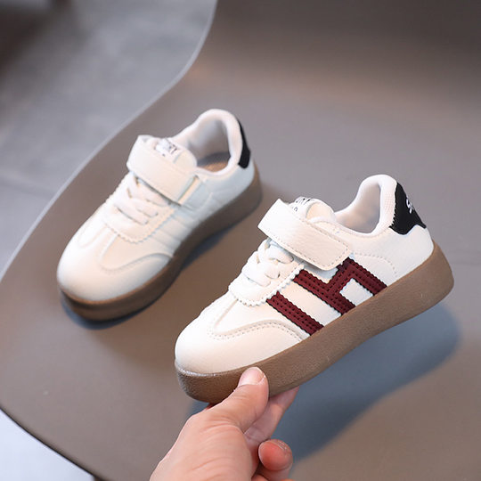 2023 autumn new children's white shoes boys' shoes argan shoes German training shoes girls' board shoes casual shoes fashion