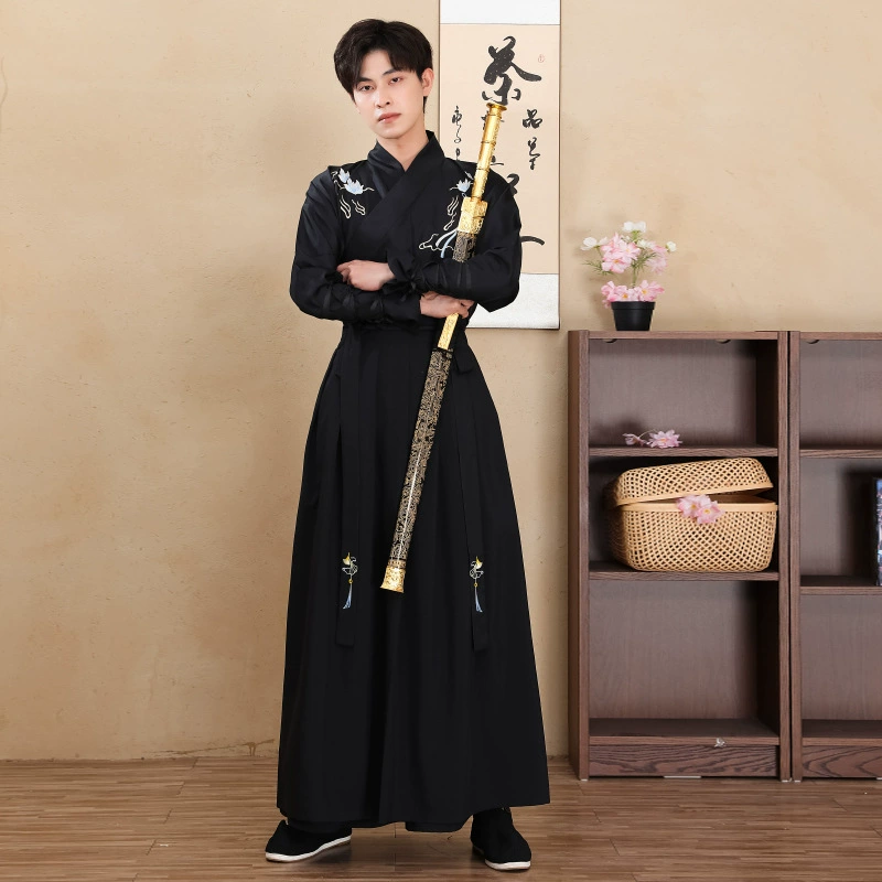 Genuine Hanfu for students, plus size, Chinese style