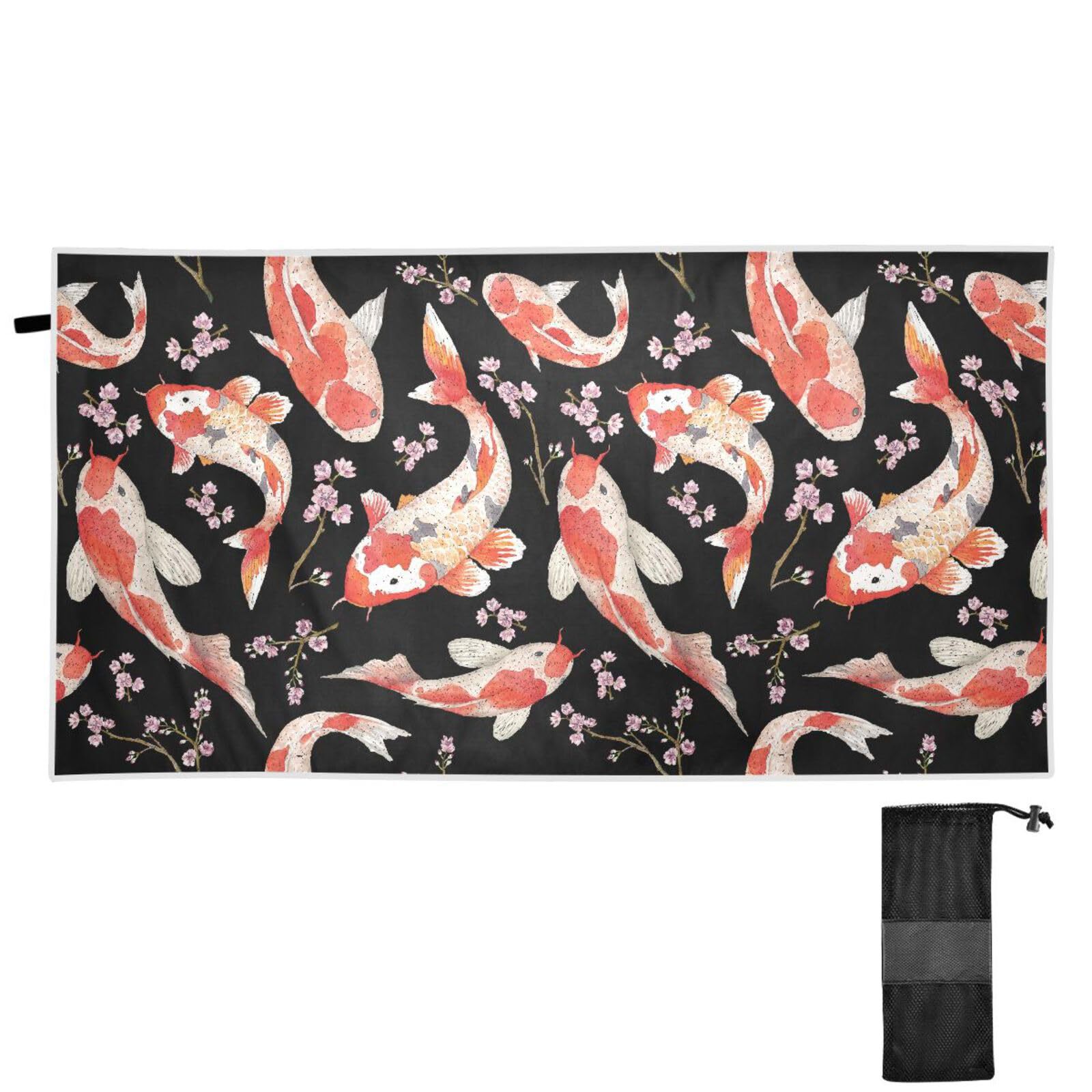 Peach black beach quick dry handheld bath towel for traveling for…