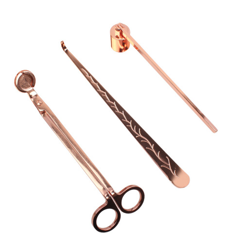 Candle extinguishing tool set, rose candle cutter, candle extinguishing cover, aromatherapy cover, candle device, aromatherapy wax three-piece set, candle wick hook set