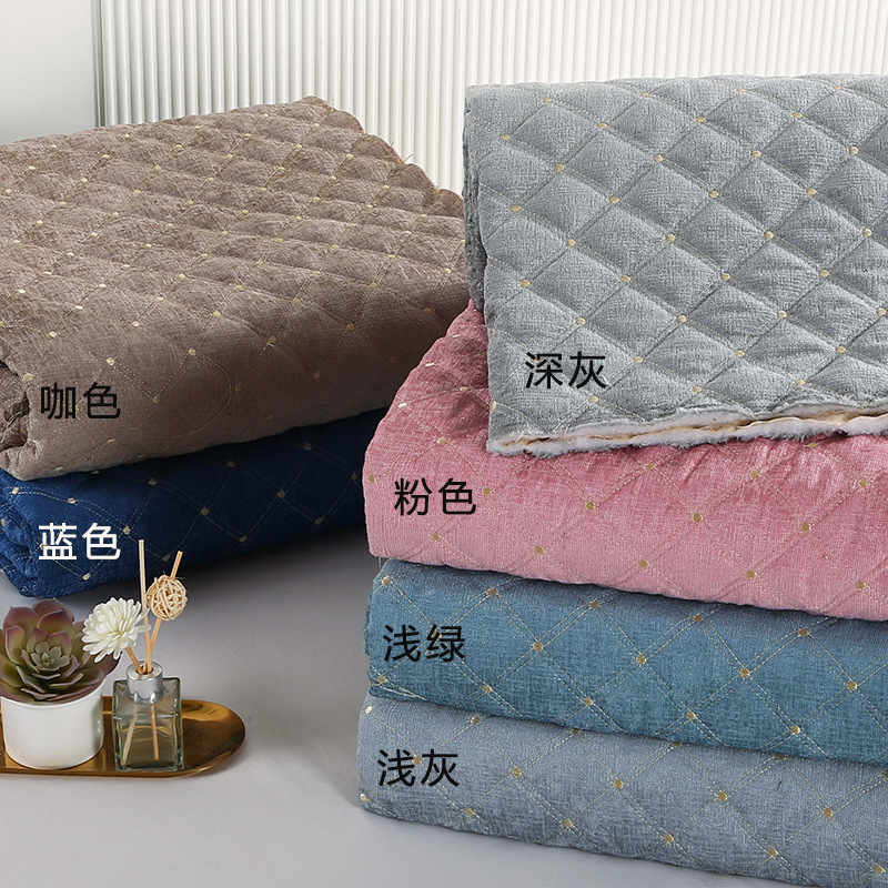 特种雪尼尔绗缝防滑沙发垫 沙发套 花边 半成品 面料厂家批发