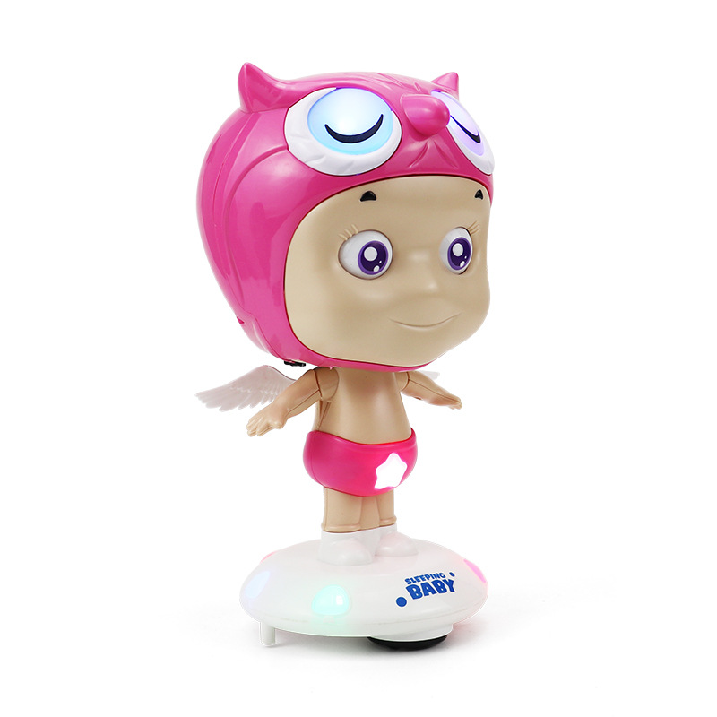 El mismo tipo de elevación automática ángel de sueño luces universales de música puzzle niños juguetes eléctricos al por mayor