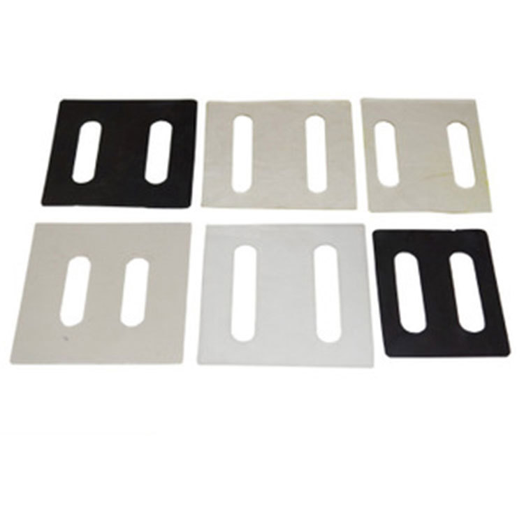 幕墙石材角码绝缘垫片 大理石挂件双孔角码垫PVC橡胶垫批发减震垫