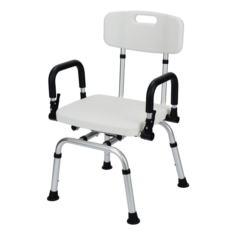 silla de baño giratoria para personas mayores inodoro antideslizante silla de ducha para discapacitados taburete reposabrazos bañera embarazada