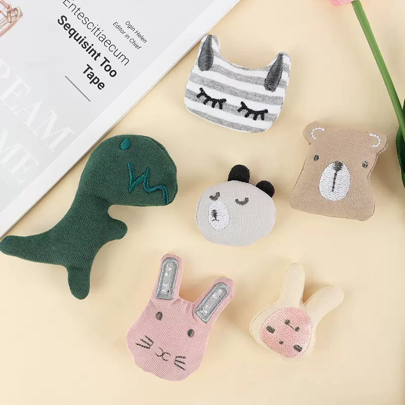 网红爆款 可爱卡通立体恐龙无脸猫海绵配饰 衣服鞋帽diy装饰辅料