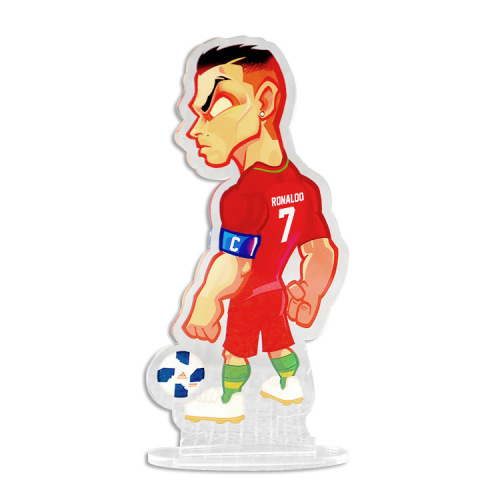  World Cup peripheral star Messi Ronaldo standee doll atmosphere decoration item souvenir figurine