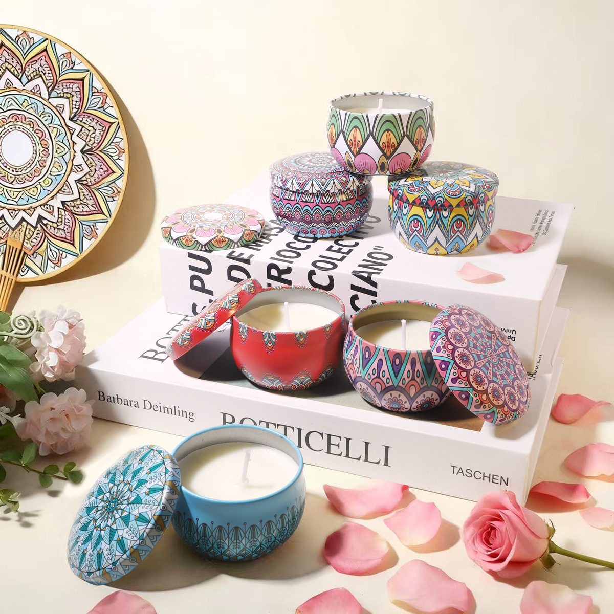 ¿El pollo de banana transfronterizo? Regalos de cumpleaños de bodas cera de plantas flores aromáticas velas aromáticas