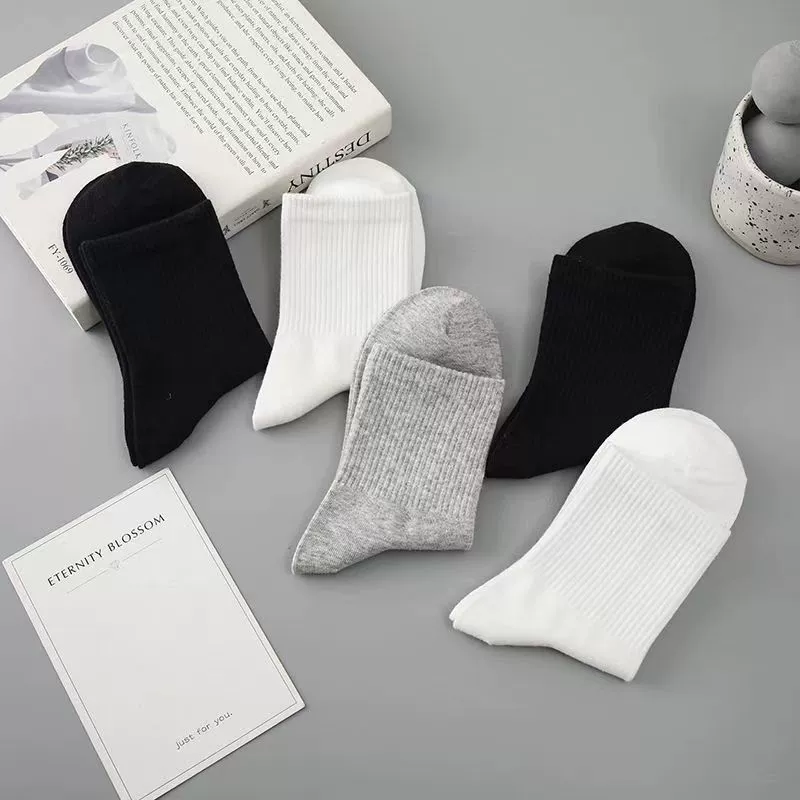 Демисезонные носки, combed cotton, средняя длина