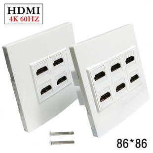 Wall Socket Hdmihz Panel 38 Ports Hd 6 Audio and Video 60 Ports 286 Type 1644K0 Socket 40