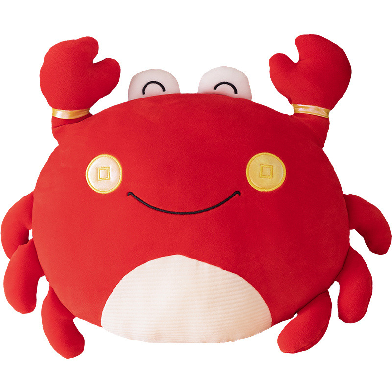 Cangrejo almohada cojín langosta almohada cojín trasero sofá sala de estar Coche Oficina siesta coche de noche lindo