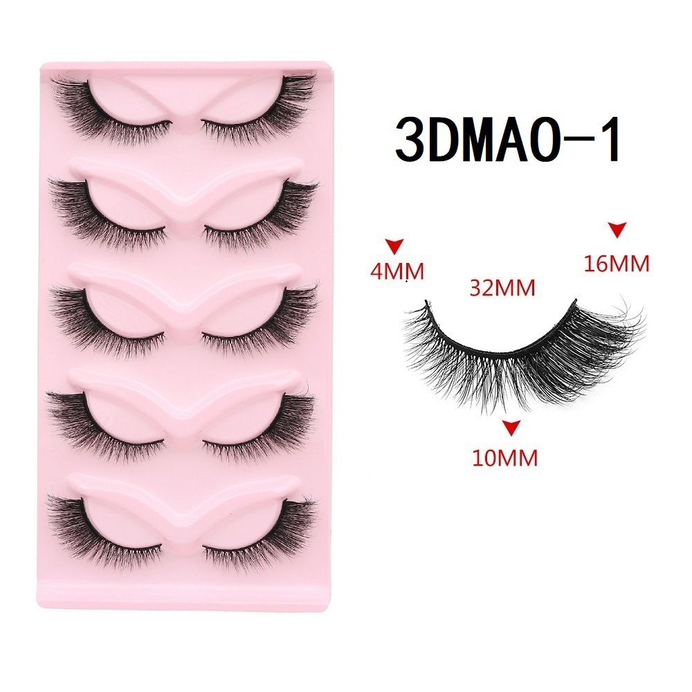 Simple Style Solid Color Plastic False Eyelashes 1 Piece display picture 1
