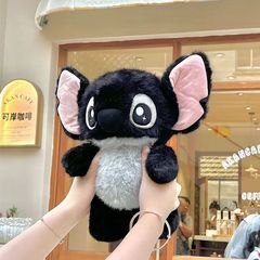 黒の新しいリロとスティッチぬいぐるみスティッチ漫画人形バッグ人形インターネット有名人ホットモデル